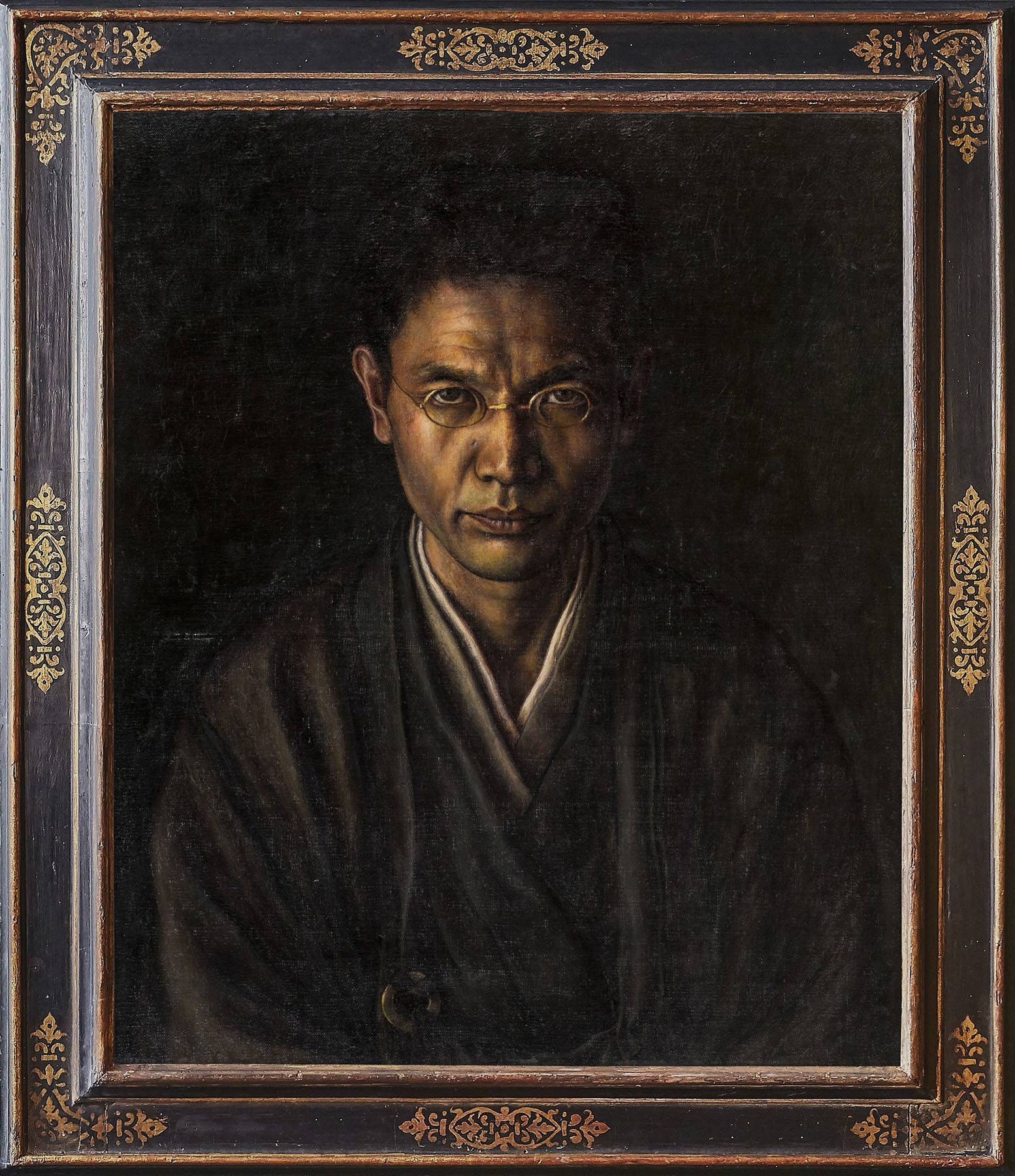 高 島野 十郎 自画像