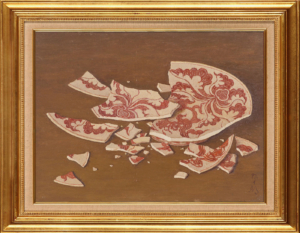 割れた皿 | 高島野十郎の世界 | 福岡県立バーチャル美術館